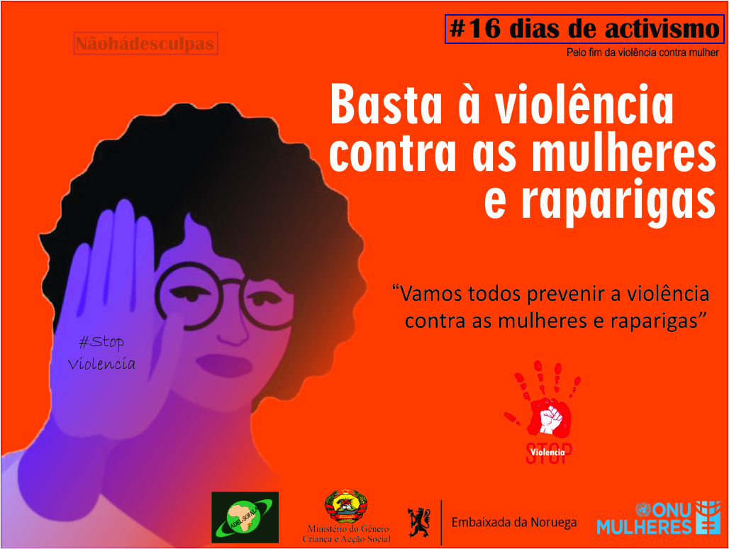 Basta a violência contra as mulheres e raparigas